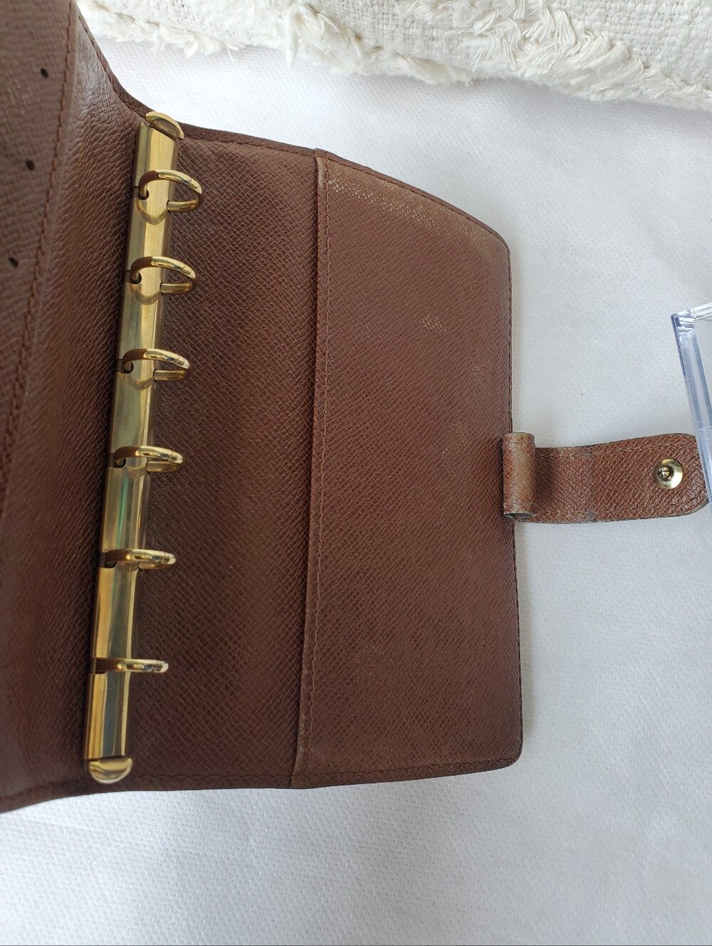 Louis Vuitton Brown Monogram Canvas Agenda Cover - Picture 7 of 16
